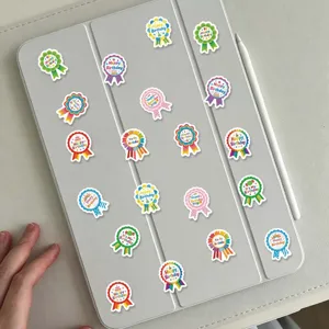 Birthday ribbon sticker roll for DIY journaling, gift wrapping, and party envelope decoration.