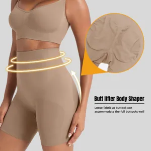 Pantalones Moldeadores de Control de Abdomen de Talle Alto para Mujer Entrenador de Cintura Postparto Short Reductor Sin Costuras