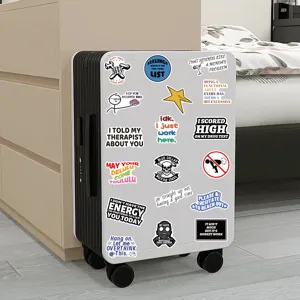 Funny waterproof vinyl sticker pack for luggage laptop skateboard DIY craft decals