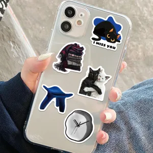 INS style colorful cartoon decorative stickers for DIY phone cases, journals and crafts.