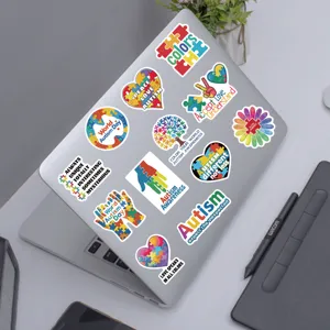 Autismo adesivi pack impermeabile vinile decalcomanie per laptop valigia casco decoro 50pz