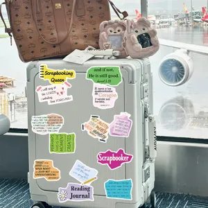 Bible Verse aesthetic waterproof stickers for suitcase journal phone DIY decoration, 50pcs pack.