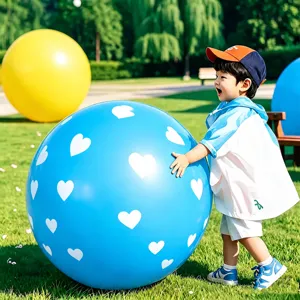 Giant Thickened Latex Balloon Cartoon Printed Outdoor Parent Child Interactive Toy Party Balloon Decoration