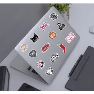 Set di adesivi estetici impermeabili per lettori di libri, laptop, borraccia e valigia.