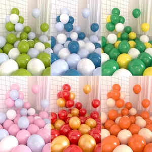 Matte Macaron Thickened Latex Balloons Colorful Party Wedding Birthday Celebration Festival Decor Balloons