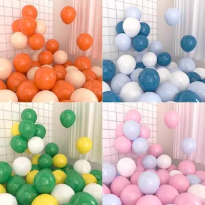 10 inch matte macaron latex balloons colorful thick party wedding birthday decor set