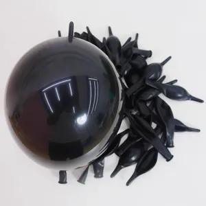 Black tail balloons linkage balloons for birthday party backdrop decoration balloon chain setup