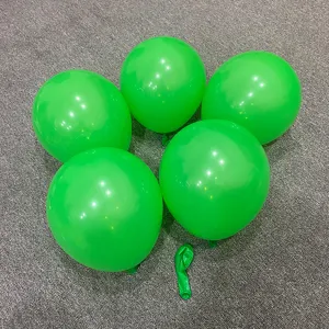 Green latex balloons thick forest style dark green avocado green for party decoration 5pcs