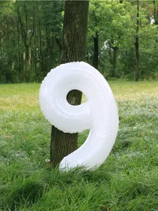 32 inch white number 9 foil balloon for birthday party outdoor baby photography props decoration