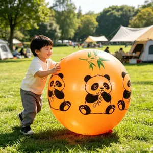36 inch giant panda print balloon outdoor thickened explosion-proof kids grass toy main