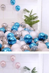 Thickened party decorative balloons set for wedding, birthday, and celebration room layout.