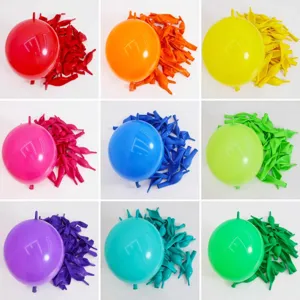 Thickened Latex Tail Balloons Heart Shape Weaving School Classroom Graduation Decoration Birthday Party Layout