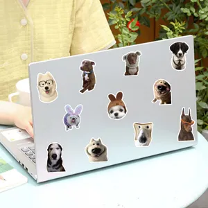 50pcs cute dog meme stickers waterproof vinyl graffiti decals for laptop phone water bottle
