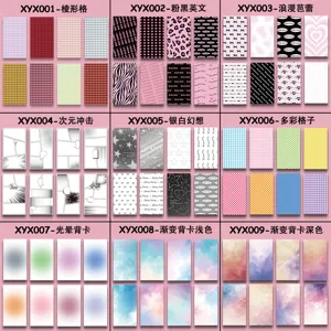 Ins Style Girls Phone Case Back Card DIY Waterproof Stickers Decorative Material Creative Scrapbooking Supplies Set