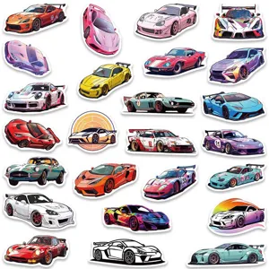 Αδιάβροχα αυτοκίνητα JDM και supercar αυτοκόλλητα για βαλίτσα, φορητό υπολογιστή και αυτοκίνητο.