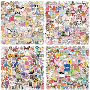 Cartoon VSCO Aesthetic Stickers Waterproof Vinyl Decals For Laptop Water Bottle Phone Luggage Scrapbooking Craft Supplies