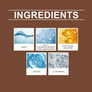Dettagli ingredienti spray lucidante per legno con acqua lozione di cera e polimeri attivi.