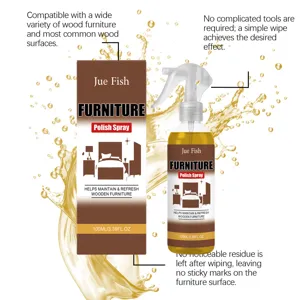 Spray lucidante per mobili in legno Jue Fish 100ml per pulire e rinnovare la brillantezza.