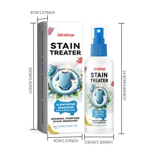 Jakehoe spray smacchiatore per neonati 100ml, detergente tessile delicato per vestiti e macchie.
