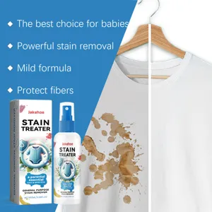 Jakehoe spray smacchiatore per vestiti da neonato 100ml dettaglio pulizia efficace.