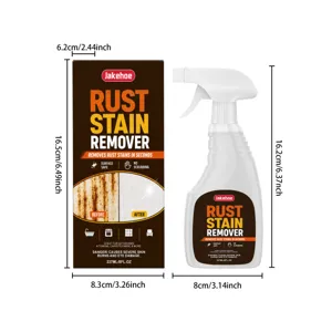 Vue détaillée du spray anti-rouille JAKEHOE montrant les dimensions et emballage produit.