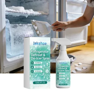 JAKEHOE Spray Sbrinatore e Antigelo per Frigorifero Elettrodomestico da Cucina Portatile Fusione di Ghiaccio Pulizia Deodorizzazione