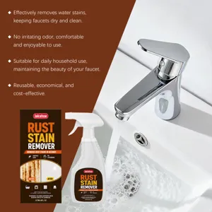 Jakehoe Spray Mousse Anti-Rouille Détachant 237ml pour Robinet Cuisine et Salle de Bain