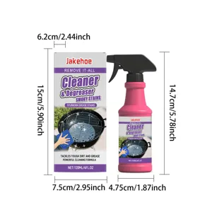 Jakehoe Nettoyant et Degraissaeur pour Gril 120ml avec Boite et Dimensions Detail