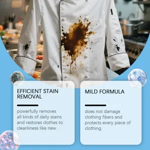 Détachant pour vêtements lessive nettoyant efficace formule douce soin textile quotidien