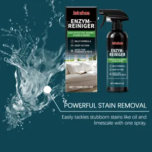 Jakehoe enzyme cleaning spray 120ml effectively removes stubborn stains easily and safely.