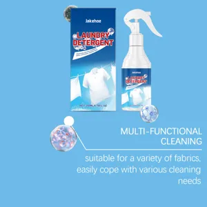 Flacon de spray de detergent Jakehoe 200ml pour un nettoyage efficace et soin des tissus.