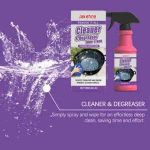 Jakehoe 120ml spray nettoyant et dégraissant pour barbecue, élimine les taches.