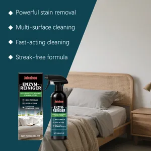 Jakehoe multi-surface enzyme cleaner spray for powerful stain and odor removal safely.