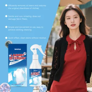 Spray détachant pour linge JAKEHOE élimine efficacement les taches rebelles en douceur.