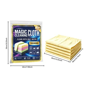 Microvezel schoonmaakdoek 5 stuks verdikt absorberend doek voor keuken raam auto 30x40cm