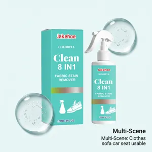 JAKEHOE 120ml spray καθαρισμού υφασμάτων για ρούχα, καναπέδες και καθίσματα αυτοκινήτου.