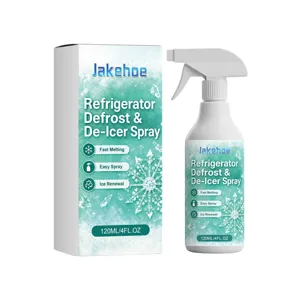 JAKEHOE Spray sbrinante per frigorifero 120ml Detergente ghiaccio per cucina e casa