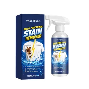 HOMEXA Multi-Functional Stain Remover Spray 120ml for Clothes and Fabric Deep Cleaning