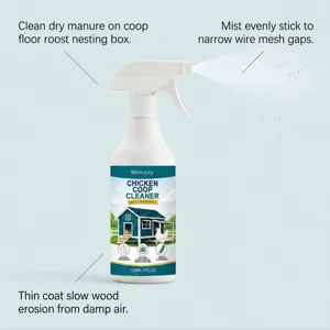 MoonSpry Chicken Coop Cleaner spray 120ml, removes manure, dirt and odor effectively easily.