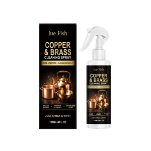 JUE FISH spray katharismou chalkou kai oreichalkou 120ml, gia metalles epifaneies.