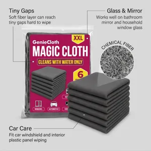 Thickened microfiber cleaning cloth set, super absorbent magic towel for kitchen and car.
