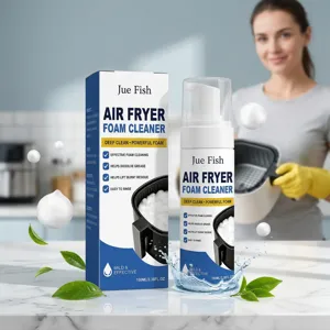 Nettoyant Mousse pour Friteuse Sans Huile Nettoyage en Profondeur Dégraissant Puissant Spray Multi-Usage Cuisine