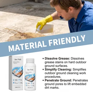 Jue Fish exterior degreaser 120ml for outdoor hard ground cleaning and grease dissolving detail