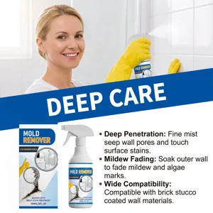 Spray anti-moisissure pour murs de carrelage de salle de bain, nettoyage 120ml