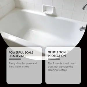 Image de détail de détartrant pour salle de bain avec nettoyage puissant et protection douce.