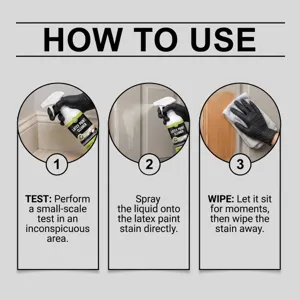 Spray Nettoyant Peinture Latex pour Mur Carrelage Mastic Tache Enlèvement Outil Nettoyage
