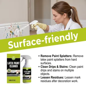 Spray nettoyant pour peinture au latex élimine facilement les éclaboussures. 120ml.