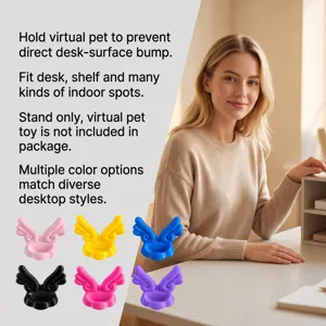 Supporto ala per animale domestico scrivania ornamento carino base di stoccaggio colore.