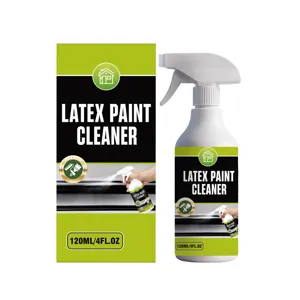 Nettoyant pour peinture au latex flacon pulvérisateur de 120ml pour le nettoyage des murs.