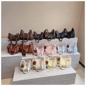 Large capacity women shoulder bag casual versatile hobo tote bag with cute plush charm